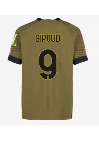 AC Milan Olivier Giroud #9 Voetbaltruitje 3e tenue 2022-23 Korte Mouw